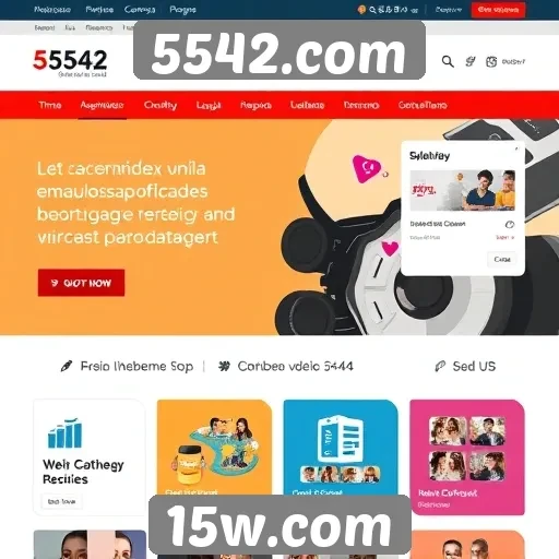 Análise das funcionalidades do site 5542.com